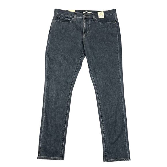 New Levi's Women's Mid-Rise Tummy Slim 311 Shaping Skinny Jeans Size 16 Short - Picture 1 of 11